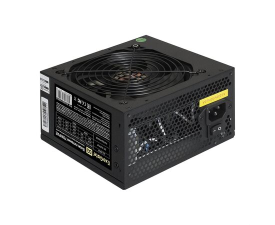 Блок питания Exe Gate 750 NPXE EX292176 RUS 750 W (ATX, PPFC, 12cm fan, 24pin, 2x(4+4)pin, PC Ie, 4x SATA, 3x IDE, FDD, black)