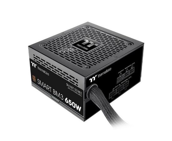 Блок питания Thermaltake Smart BM3 650 (PS-SPD-0650 MNFABE-3)/Semi Modular/Non Light/Full Range/Analog/80 Plus Bronze/EU/JP Main CAP/All Flat Cables