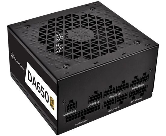 Блок питания Silverstone SST-DA650-G SST-AX0850 MCGD-A 650 W, 80 PLUS Gold, Full Modular, 1*12 V, 120mm FANRTL (811116)