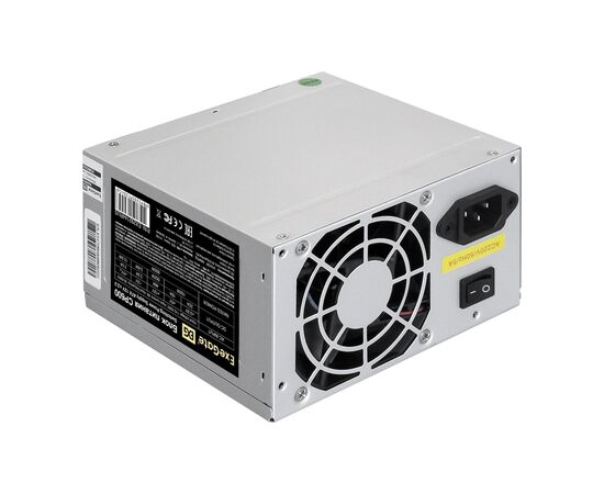 Блок питания Exe Gate CP600 EX292144 RUS 600 W (ATX, 8cm fan, 24pin, 4+4pin, 3x SATA, 2x IDE, FDD)