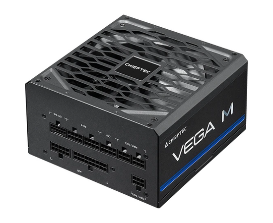 Блок питания Chieftec Vega M PPG-850-C (ATX 3.1, 850 W, 80 Plus Gold, Active PFC, 135mm fan, Gen5 PC Ie, Full Cable Management) Retail