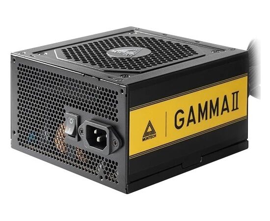 Блок питания Montech Gamma II 650 W / ATX 2.43, APFC, 80 Plus Gold, LLC+DC-DC, Japan caps, 120mm fan, non-modular