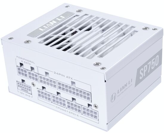 Блок питания Lian Li SP750 V2 (G9 P.SP0750 G.W000.RU) / White / ATX 3.1, 750 W, 80 Plus Gold, APFC, 92mm Fan, SFX, Fully Modular