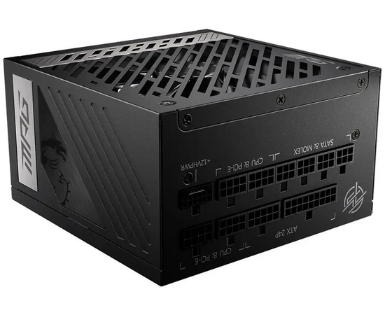 Блок питания MSI MPG A1000 G (306-7 ZP7 C11-CE0) ATX 1000 W 80+ gold 24pin APFC 135mm fan 12x SATA Cab Manag RTL