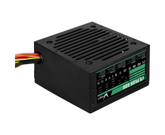 Блок питания FORMULA VX Plus 600 (4711401661665) ATX12 V 2.3 600 W APFC 12cm fan 24pin 1x(4+4)pin 2x PC Ie(6+2) 3x Molex 1x FDD 4x SATA
