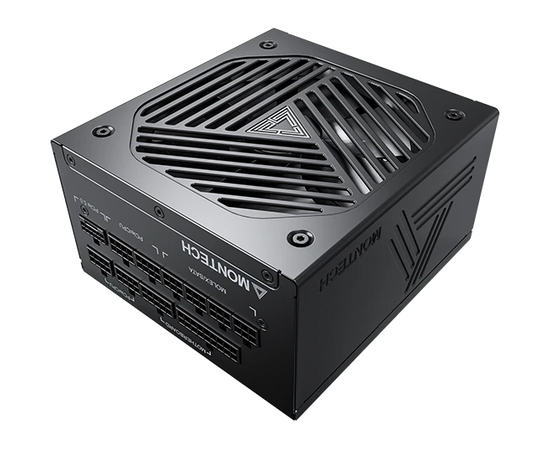 Блок питания Montech Titan Gold 850 W / ATX 3.0, APFC, 80 Plus Gold, Half Bridge LLC, DC-DC, Japan caps, 135mm fan, full modular