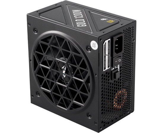 Блок питания 1 STPLAYER NGDP Gold 1200 W Black (HA-1200 BA4) / ATX 3.1, P Cle 5.1, APFC, 80 Plus Gold, LLC+DC-DC, 120mm fan, full modular