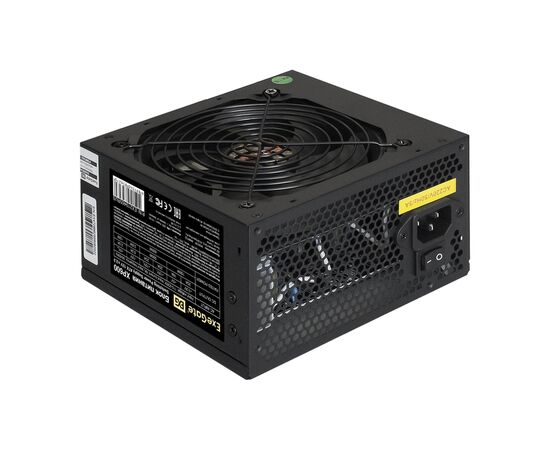 Блок питания Exegate XP600 (EX219465 RUS-PC) 600 W ATX 12cm fan + кабель