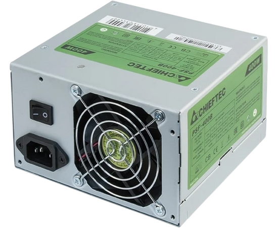 Блок питания CHIEFTEC PSF-400 B, 400 Вт, активный PFC, 1 вентилятор (80 мм)