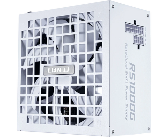 Блок питания Lian Li RS1000 G (G9 P.RS1000 G.WH00.RU) / White / ATX 3.1, 1000 W, 80 Plus Gold, PC Ie 5.1, APFC, USB HUB, 135mm FDB Fan, Fully Modular