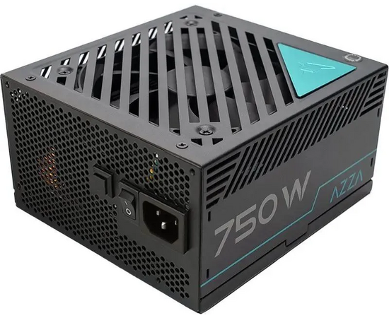 Блок питания Azza PSAZ-750 G Gen.5 (PSAZ-750 G (ATX 3.1)) ATX 750 W 80+ gold (20+4pin) APFC 120mm fan 6x SATA Cab Manag RTL