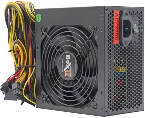 Блок питания BOXIT JM-400w black 400 W (ATX, 24+4 P, 120mm fan)