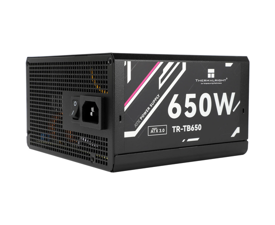 Блок питания Thermalright TR-TB650 650 W 80+ Bronze (ATX, 3.0, Full modular, 1x24(20+4)pin, 2x CPU 8(4+4)pin, 4x PC Ie*2 8(6+2)pin, 3x SATA3)