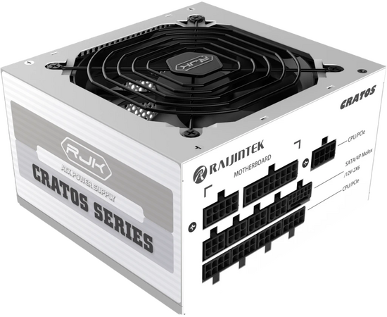 Блоки питания RAIJINTEK Cratos 1200 (0 R30 B00004) 80+ Gold (ATX, 3.1, PC Ie 5.1, Full-modular, 1x24(20+4)pin, 2x4+4-pin CPU, 4x6+2-pin)