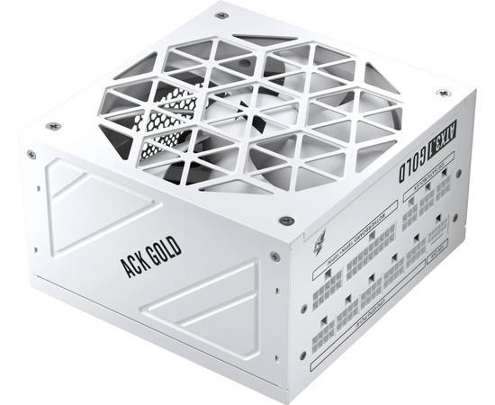 Блок питания 1 STPLAYER Ack Gold 850 W White (HA-850 BA2-WH) / ATX 3.1, P Cle 5.1, APFC, 80 Plus Gold, LLC+DC-DC, full Teapo caps, 140mm fan, full modular