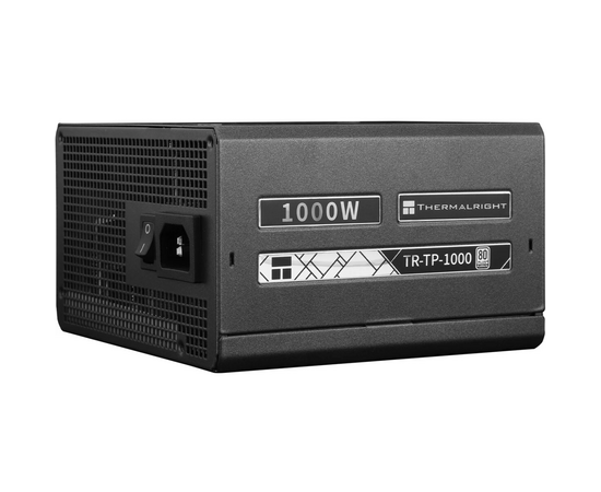 Блок питания Thermalright TR-TP 1000, 1000 W 80+ Platinum (ATX, 3.0, PC Ie 5.0, Full modular, 1x24(20+4)pin, 1x CPU 8(4+4)pin, 2x PC Ie*2 8(6+2)pin)