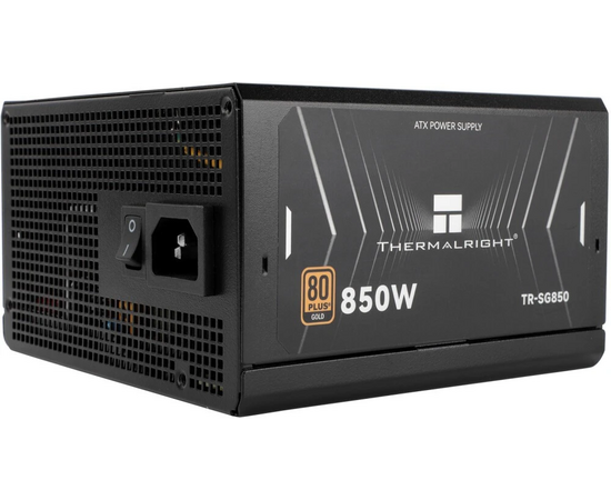 Блок питания Thermalright TR-SG850, 850 W, 80+ Gold (ATX, 3.1, PC Ie 5.1, Full modular, 1x24(20+4)pin 600mm, 2x CPU 8(4+4)pin 650mm, 2x PC Ie*2)