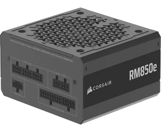 Блоки питания Corsair RM850e RPS0216 (CP-9020296-EU), 850 W 80+ Gold (ATX, 3.1, PC Ie 5.1, Full modular, 1x24(20+4)pin)