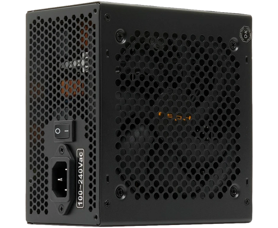 Блок питания HSPD HST-850 GF-BK 850 W 80+ Gold (ATX, 2.52, Full modular, 1x24(20+4)pin 600mm, 2x CPU 8(4+4)pin 700mm, 2x PC Ie*2 8(6+2)pin