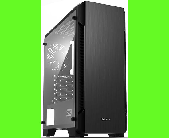 Корпус Zalman S3 черный, без БП, ATX 2x120mm 2x USB2.0 1x USB3.0 audio bott PSU
