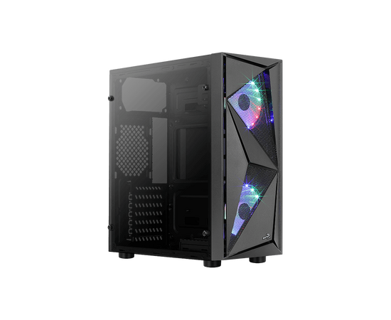Корпус Aero Cool Glider Cosmo (ATX, Glass Window, USB3.0 x1, USB2.0 x2, 120mm FRGB Cosmo Fan x2)