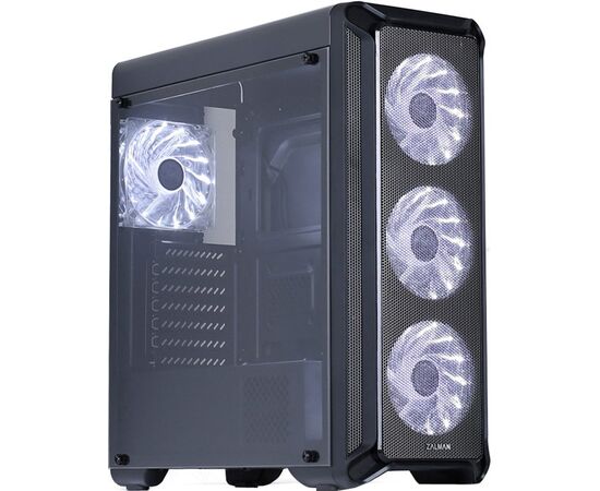 Корпус Zalman i3 черный без БП ATX 2x120mm 2x USB2.0 1x USB3.0 audio bott PSU