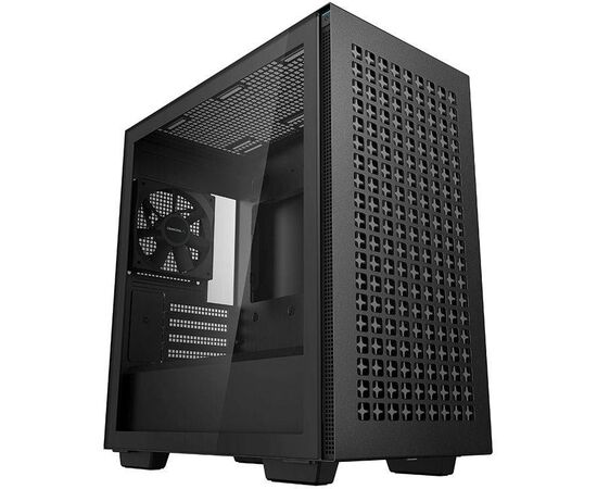 Корпус Deepcool CH370 (CH370 BLACK) черный без БП m ATX 1x120mm 1x USB2.0 1x USB3.0 audio bott PSU