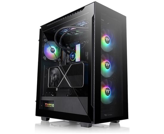 Корпус Thermaltake Divider 500 TG CA-1 T4-00 M1 WN-01 черный без БП ATX 3x120mm 3x140mm 2x USB3.0 audio bott PSU