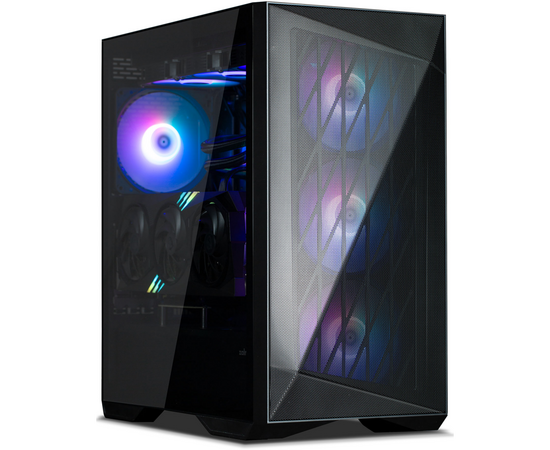 Корпус ZALMAN Z9 Iceberg MS Black, EATX, Black, Window, 4x3.5", 5x2.5", 2x USB2.0, 2x USB3.0, 1x USB 3.1 Gen2 Type-C, Front 3x140mm ARGB, Rear 1x140mm