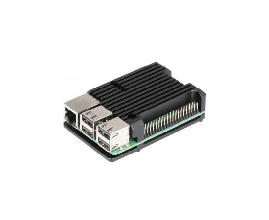 Корпус ACD RA505 Black Metal Aluminum Case for Raspberry Pi 4 B (RASP4487)