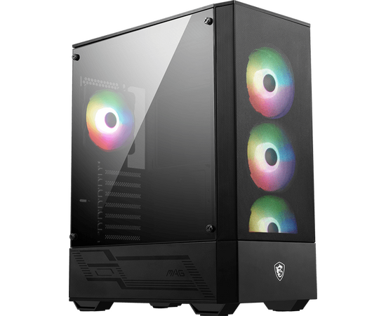 Корпус MSI Mag Forge 112 R (949679) 2x USB 3.0, 4x120mm ARGB Fan, ARGB Control Board, Tempered Glass Window, Brown Box