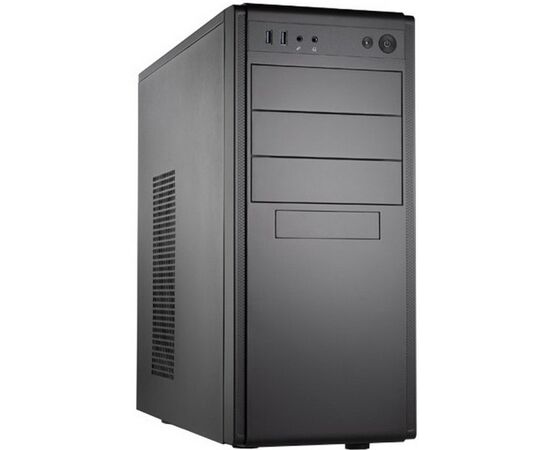 Корпус Foxline FL-886-FL500 S-U32 ATX case, black, w/PSU 500 W 12cm, w/2x USB3.0, w/ pwr cord, w/o FAN
