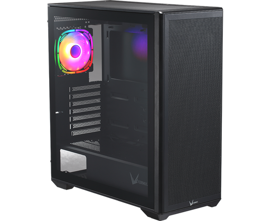 Корпус Formula Air Power G5 Plus черный без БП ATX 1x120mm 2x USB2.0 1x USB3.1 audio bott PSU