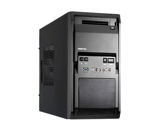 Корпус CHIEFTEC Libra LT-01 B-OP без БП, черный, m ATX