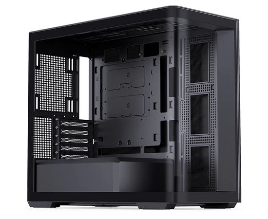 Корпус JONSBO D300 Black без БП, боковая панель из закаленного стекла, mini-ITX, micro-ATX, черный