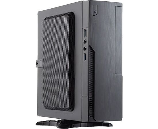 Корпус Foxline FL-BQ5-FLX220-U32 m ITX, 1x5.25 EXT(slim), 1x2.5 INT, 2x USB3.0, HDA, 1x40fan, w/220 W TFX PSU, Tool-Free, w/1.2m EU pwr cord