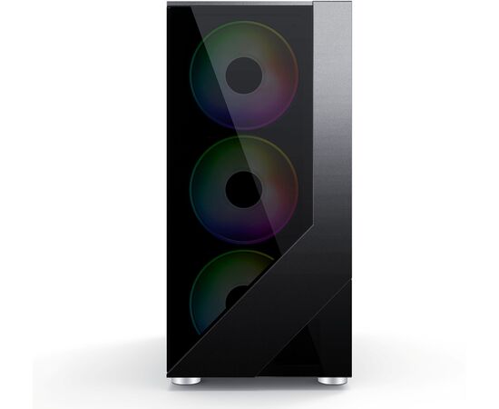 Корпус Formula V-Line 7713 черный без БП ATX 3x120mm 6x140mm 2x USB2.0 1x USB3.0 audio bott PSU