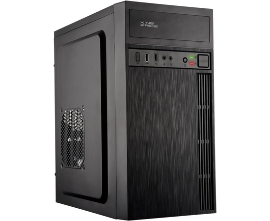 Корпус King Price KPCC-MN210 черный без БП m ATX 1x80mm 2x120mm 2x USB2.0 audio