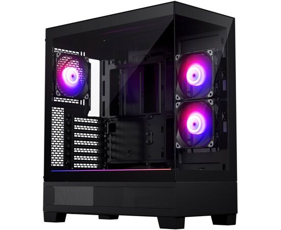 Корпус PHANTEKS 523 XT View, Black (PH-XT523 V1_DBK01_RU) , 3x120mm ARGB Fan, Tempered Glass, Mid-Tower