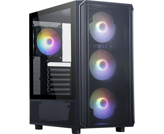 Корпус Accord 3602 черный без БП ATX 2x USB3.0 1x USB3.1 audio bott PSU