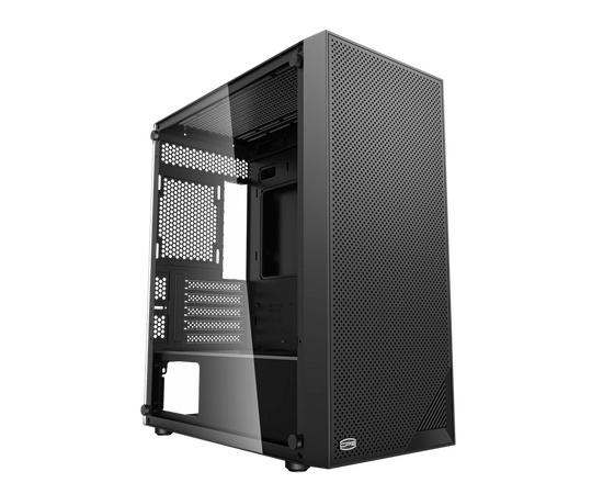 Корпус PCCOOLER C3 B310 BK, Mesh Mid Tower, Black, TG, no fans m ATX, m ITX 1x2.5", 2x3.5", 5x PCI (без БП)