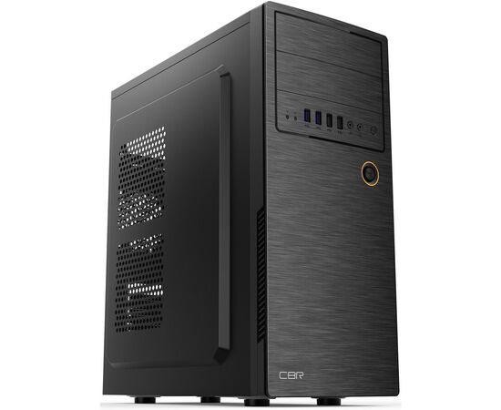 Корпус CBR E180 PCC-ATX-E180-USB32-USB22-WPSU ATX Miditower, без БП, 2*USB 3.0, 2*USB 2.0, HD Audio+Mic, Black