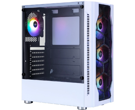 Корпус 1 STPLAYER DK D4 White (D4-WH-4 F1) / ATX / 4x120mm FRGB fans