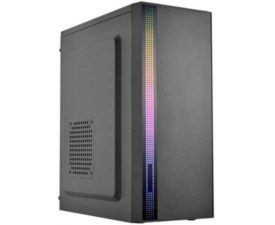 Корпус Eurocase Filum S17 ATX черный, без БП, RGB strip, USB 3.0