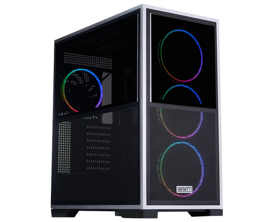 Корпус 1 STPLAYER Infinity IF8 ARGB Black (IF8-BK-4 FO7-14) / E-ATX / 4x140mm ARGB fans