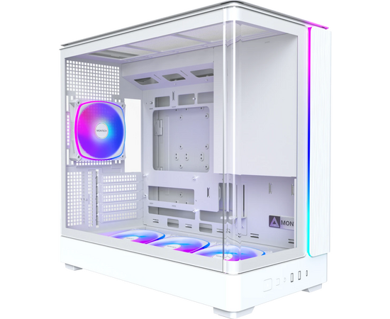 Корпус Montech King 15 Pro White / m ATX / 4x120mm ARGB fans