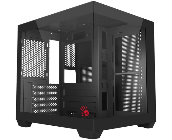 Корпус Bloody CC-121 (CC-121-BK) черный без БП m ATX 7x120mm 1x USB2.0 1x USB3.0 audio