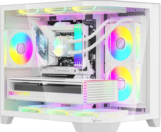 Корпус Formula Crystal Z6 M Floe, m ATX, без БП, белый