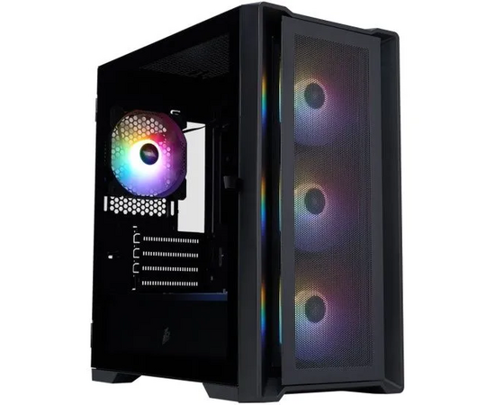 Корпус 1 STPLAYER Trilobite T4 Mesh FRGB Black (T4-BK-4 F1) / m ATX / 4x120mm FRGB fans