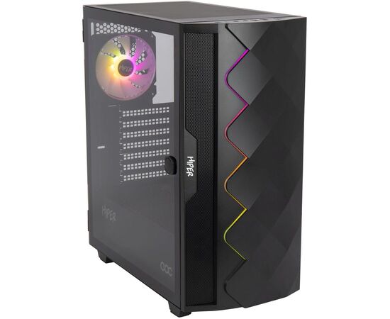 Корпус Hiper DCB черный без БП ATX 1x120mm 1x140mm 1x USB2.0 1x USB3.0 audio bott PSU